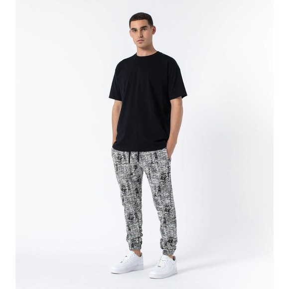 Zanerobe Other - ZANEROBE Men's 32 Black White Sureshot Static Flight Slim Fit Low Rise Jogger
